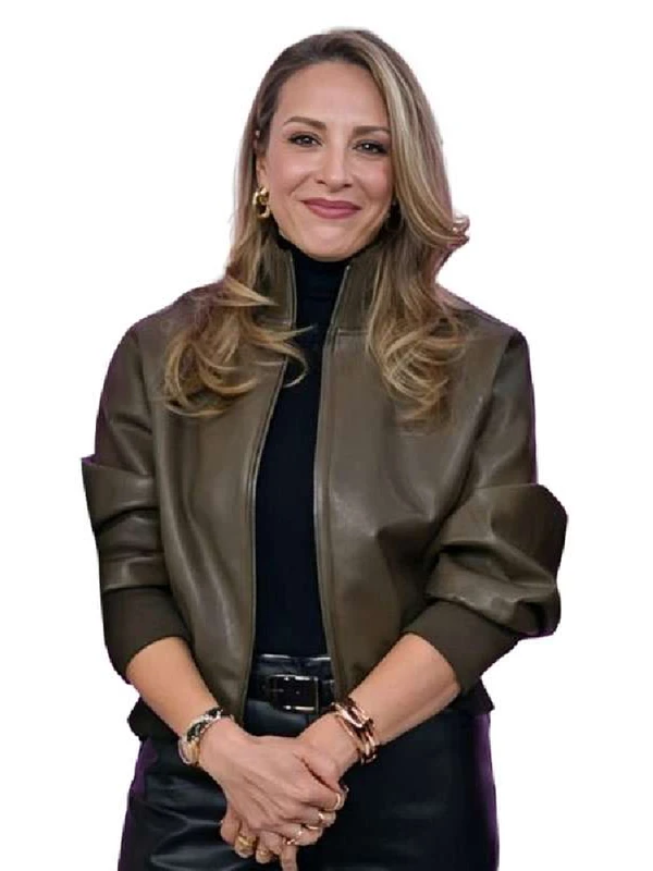 The Today Show Alison Wyatt Leather Jacket