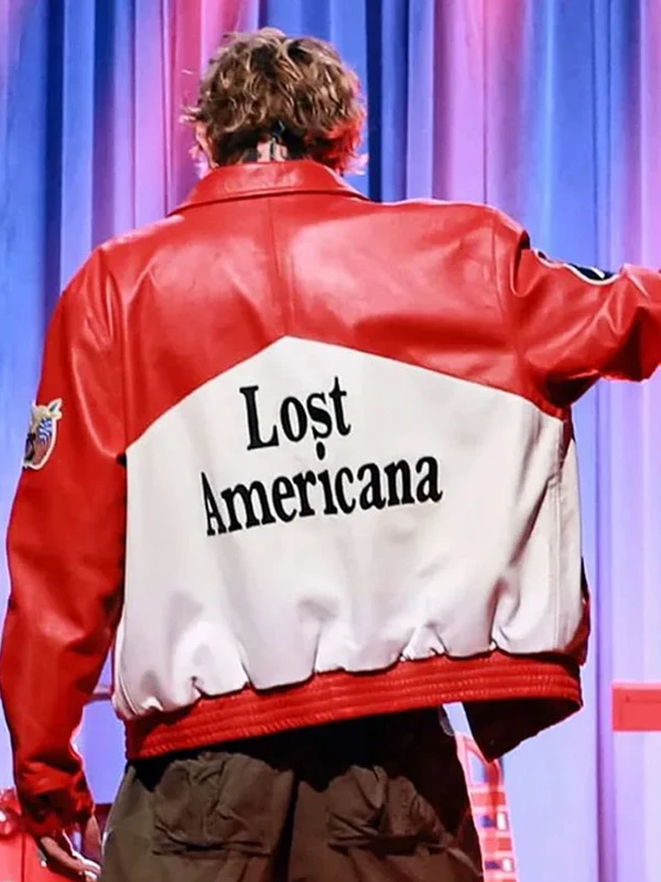 The Tonight Show Machine Gun Kelly Lost Americana Leather Jacket