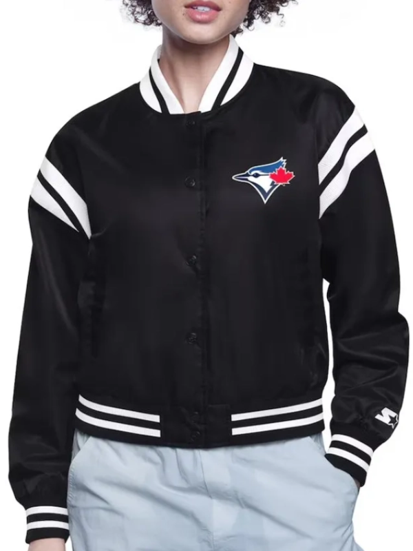 Toronto-Blue-Jays-Printed-Logo-Varsity-Satin-Jacket