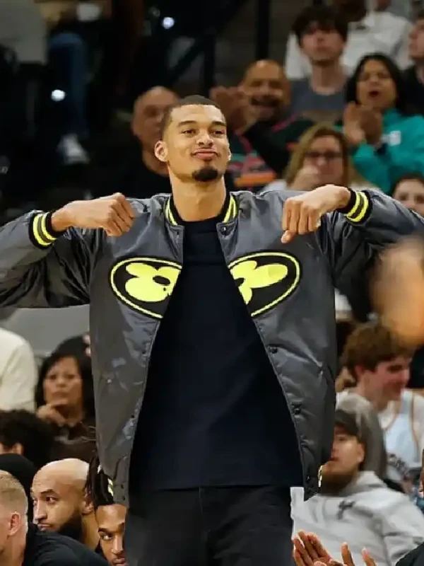 Victor Wembanyama Portland Satin Varsity Jacket For Sale