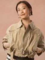 XO Kitty S03 Anna Cathcart Beige Jacket