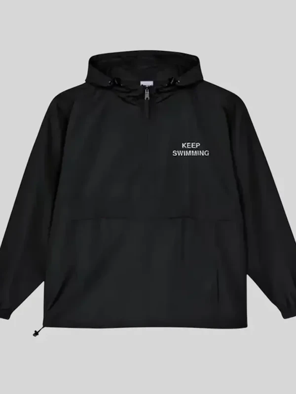 BTS Keep Swimming Black Anorak Jacket