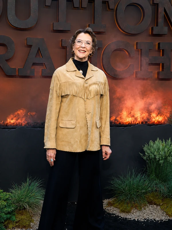 Dutton Ranch Premiere NY Annette Bening Jacket