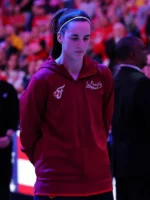Indiana Fever 2026 Caitlin Clark Maroon Jacket
