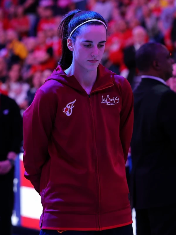 Indiana Fever 2026 Caitlin Clark Maroon Jacket