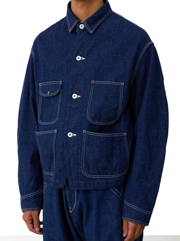 London 2026 Sebastian Stan Blue Denim Jacket F