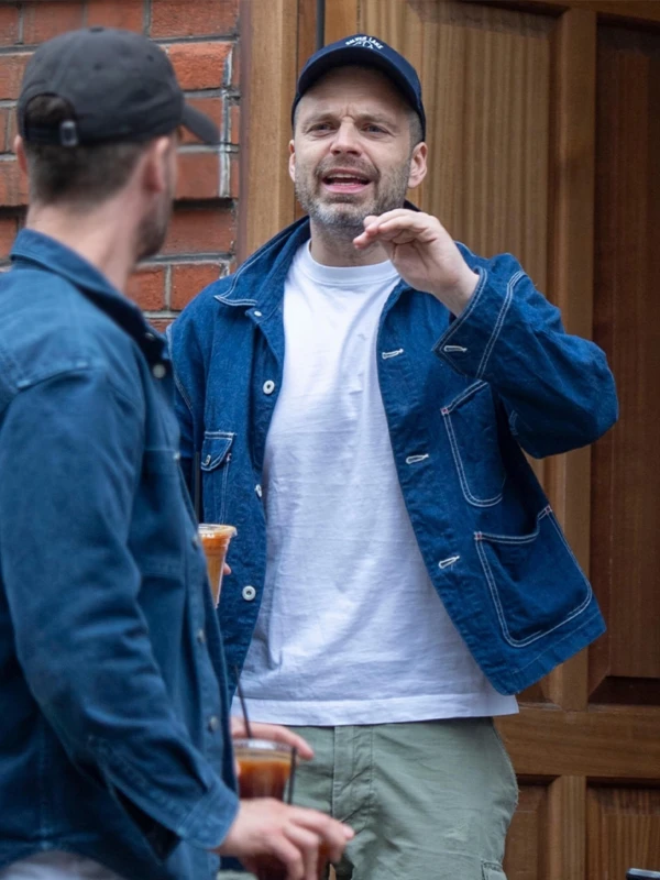 London 2026 Sebastian Stan Denim Jacket