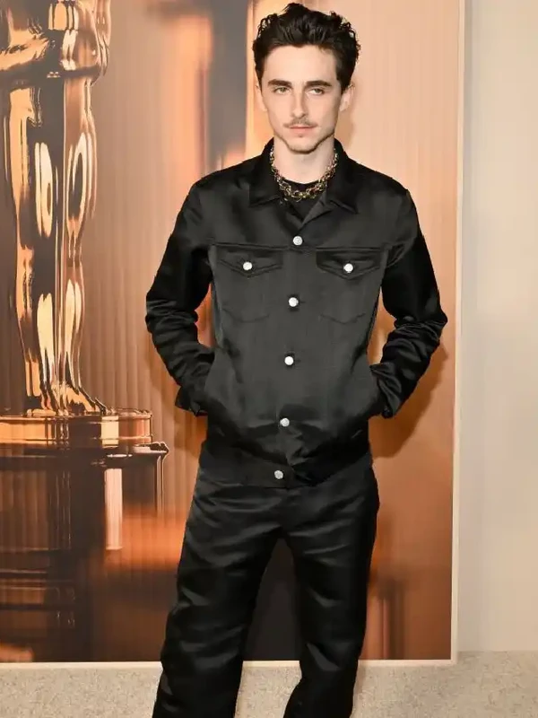 Oscars dinner 2026 Timothee Chalamet Black Jacket For Sale