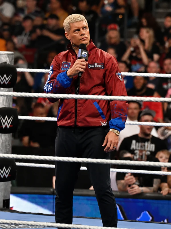 RWB Wind break er Smack Down 2026 Cody Rhodes Red Jacket First
