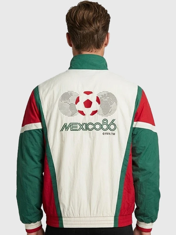 1986 Mexico World Cup Multicolor Track Jacket Zip Up Unisex