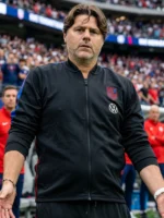 2026 USMNT Coach Mauricio Pochettino Track Black Jacket