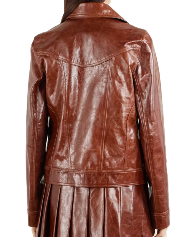 BAFTA 2026 Cat Burns Brown Jacket B
