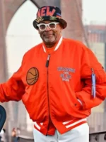 Basketball Finals 2026 Spike Lee Orange Knicks Jacket
