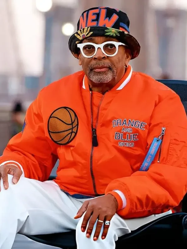 Basketball Finals 2026 Spike Lee Orange Knicks Jacket For Sale