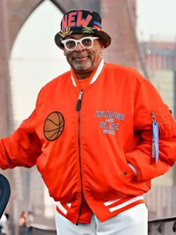 Basketball Finals 2026 Spike Lee Orange Knicks Jacket