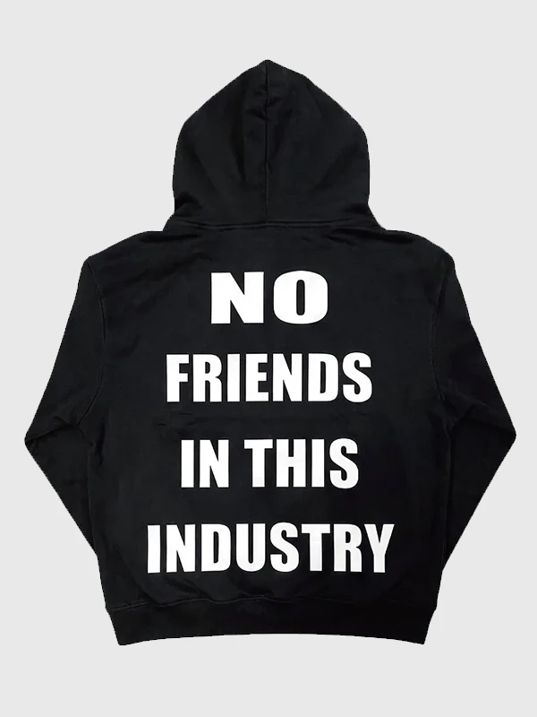 Black Riot Scars No Friends In The Industry Zip Up Hoodie