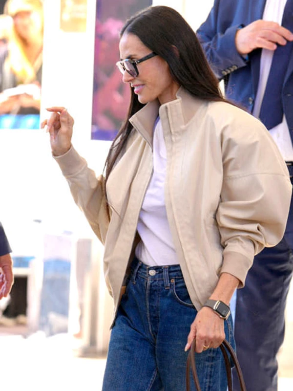 Cannes Film Festival 2026 Demi Moore Jacket