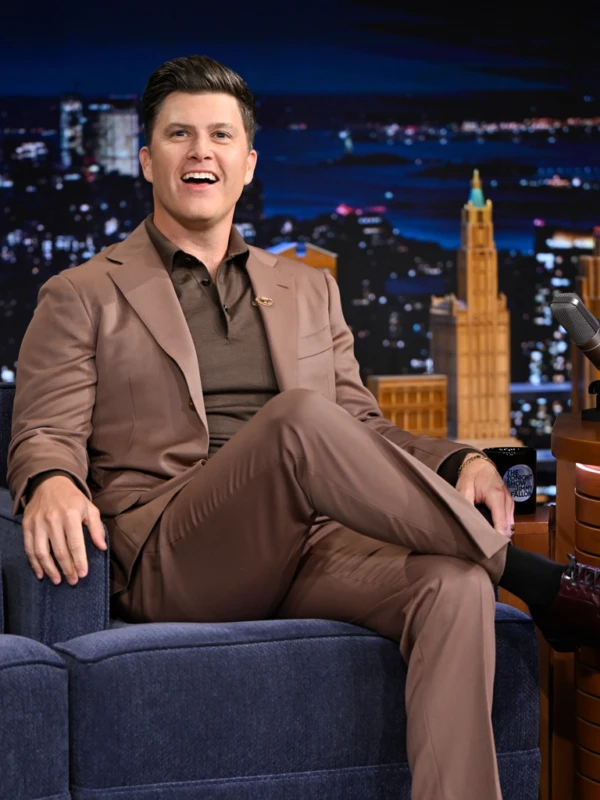 Colin Jost The Tonight Show Starring Jimmy Fallon Suit First