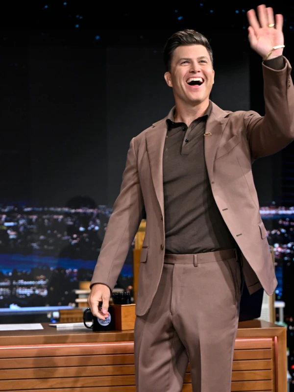 Colin Jost The Tonight Show Starring Jimmy Fallon Suit