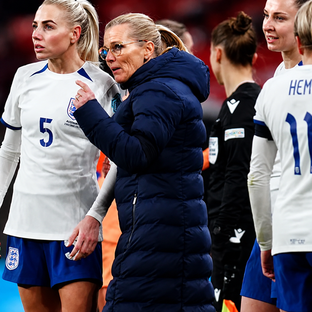 England Lionesses Manager Sarina Wiegman Puffer Coat