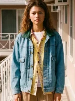 Euphoria S03 Zendaya Coleman Blue Denim Jacket