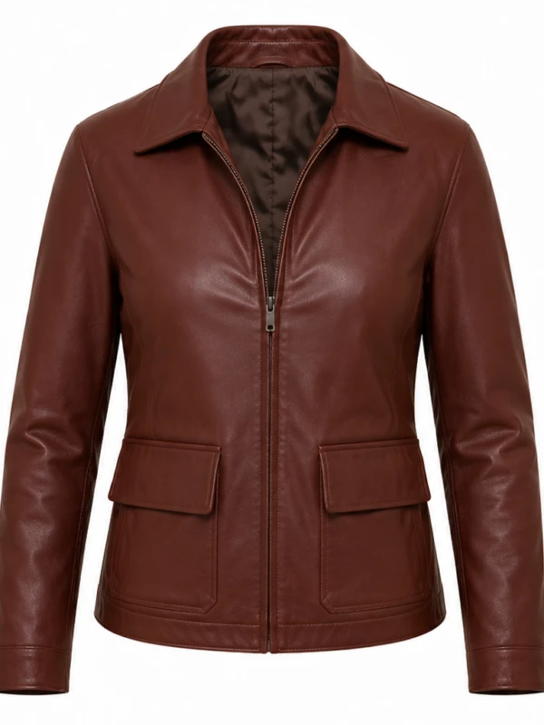 Hacks S05 Ava Daniels Hannah Einbinder Leather Jacket F