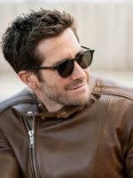 In The Grey 2026 Jake Gyllenhaal Leather Jacket