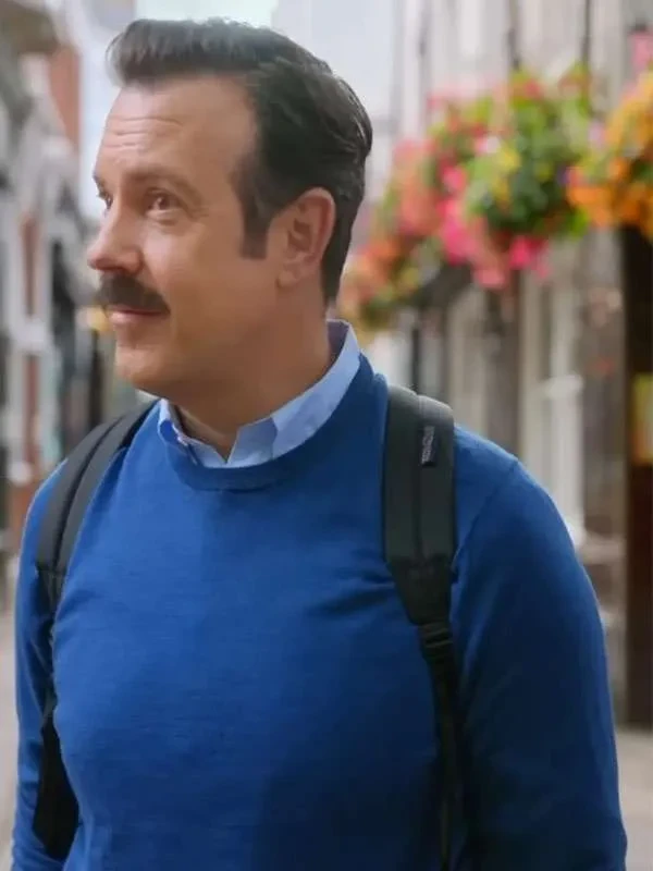Jason Sudeikis Blue Sweatshirt