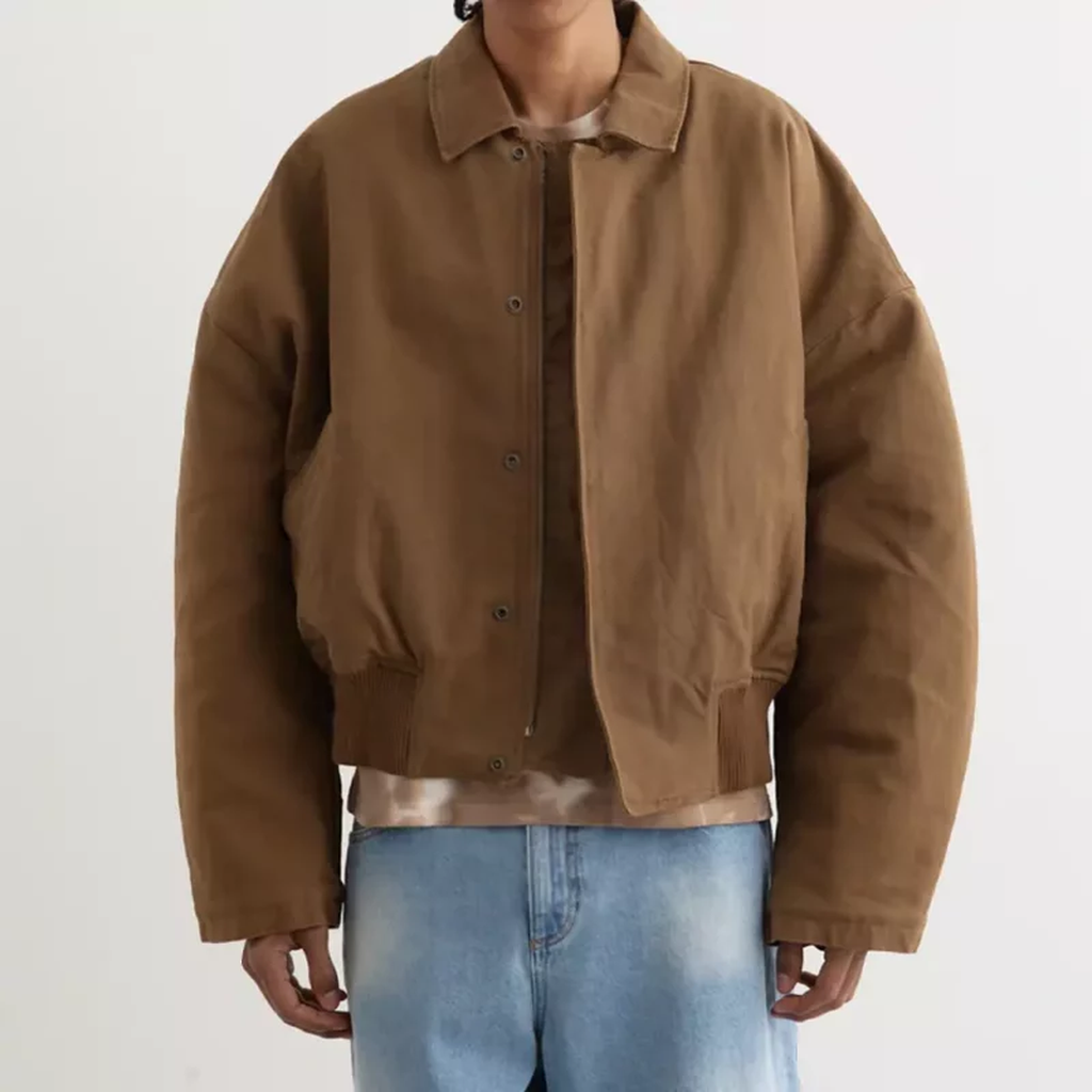 Lewis Hamilton British Prix Brown Cotton Jacket