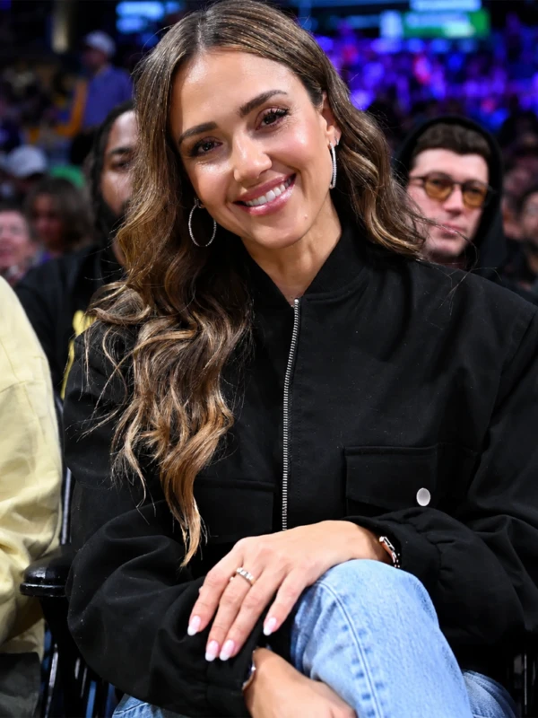 Los Angeles Lakers Jessica Alba Game Jacket