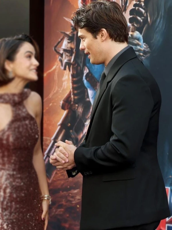 Masters Of The Universe Premiere Nicholas Galitzine Black Blazer L