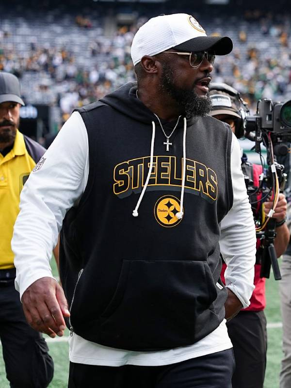 Mike-Tomlin-Pittsburgh-Steelers-Black-Sideline-Sleeveless-Hoodie
