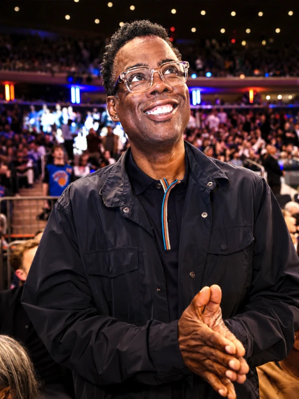 NY Knicks Game Chris Rock Black Jacket First
