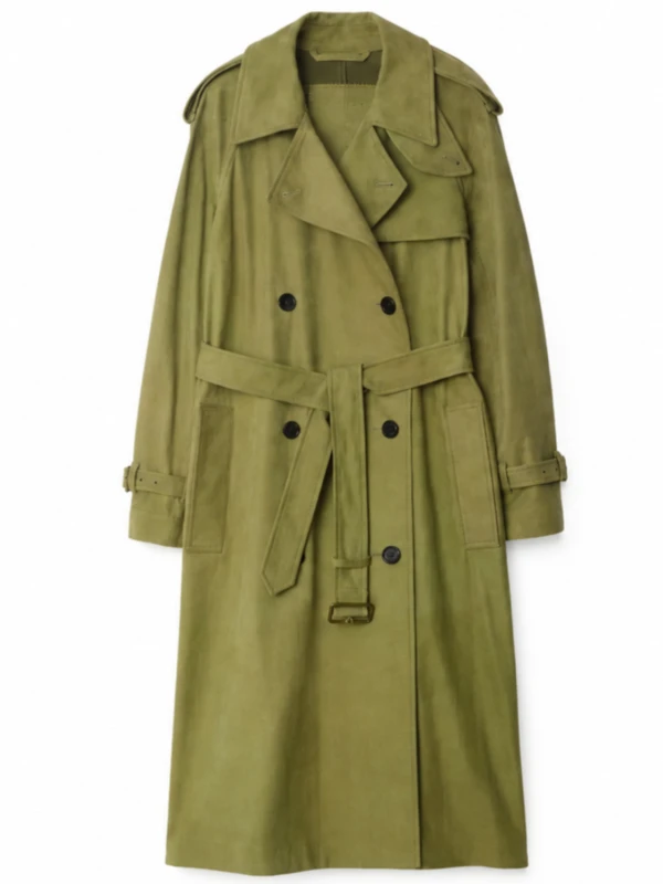 NYC Dinner Event Paige Lorenze Green Coat F