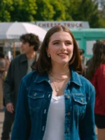 Off Campus Ella Bright Denim Jacket