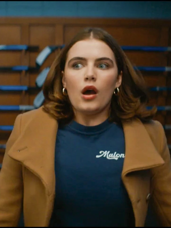 Off Campus Hannah Wells Brown Coat