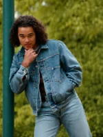 Off Campus S01 Jalen Thomas Brooks Denim Jacket