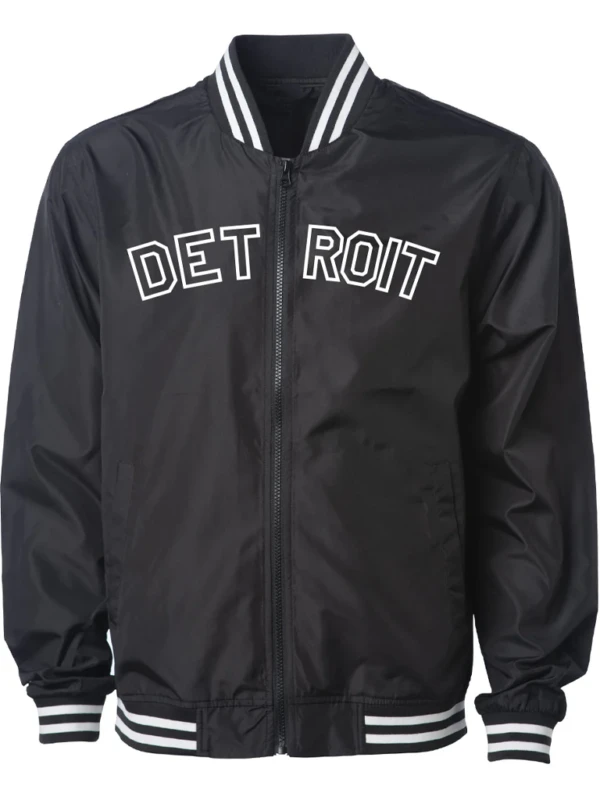 Pistons Game 5 Eminem Black Hooded Jacket F
