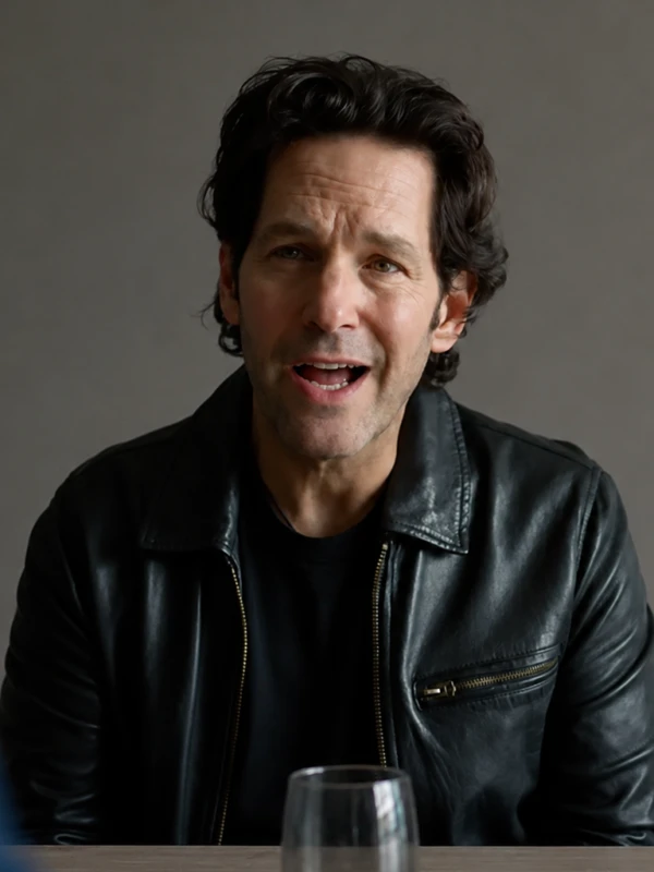 Power Ballad Paul Rudd Leather Jacket 1