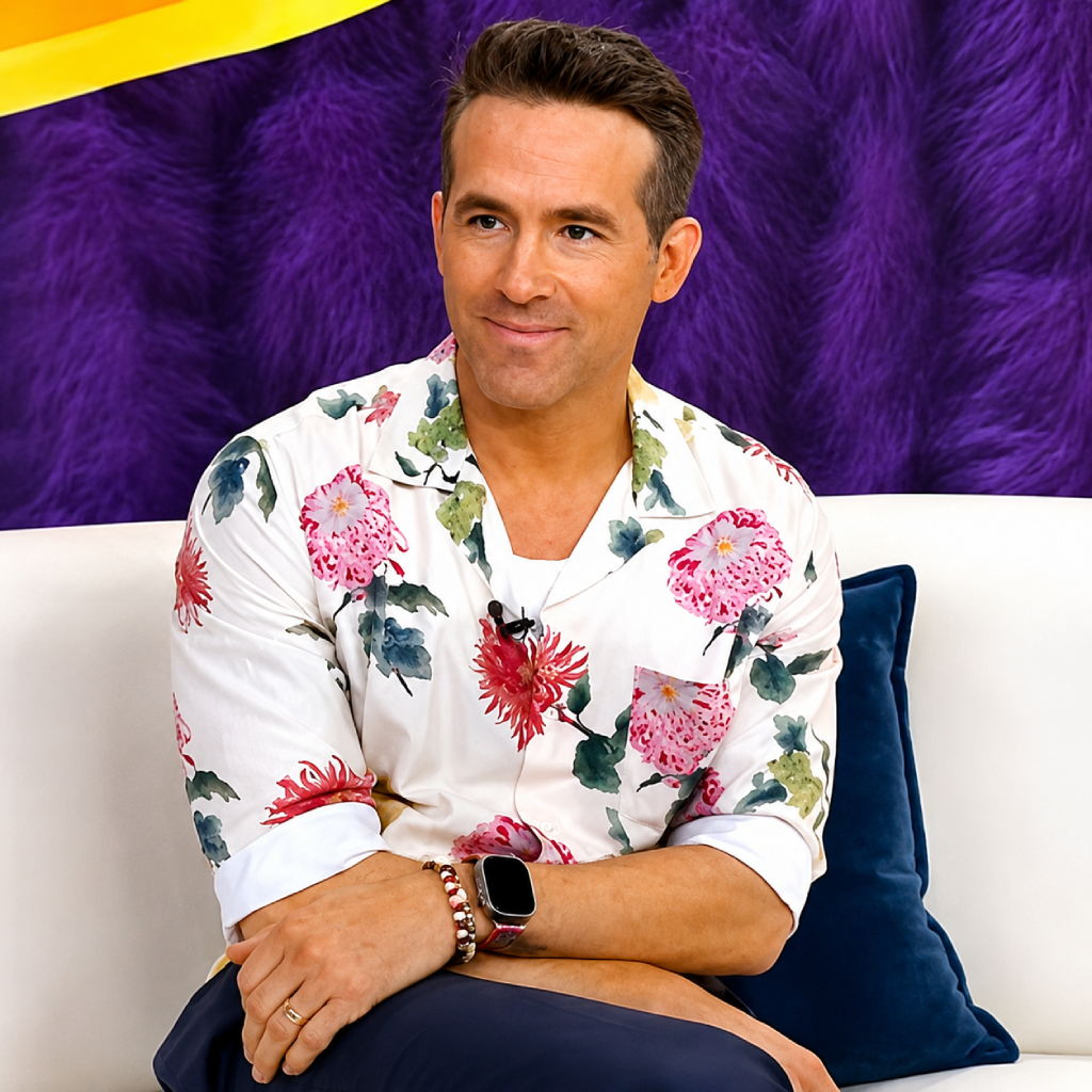 Ryan Reynolds Today Show Floral Shirt california jacket 2