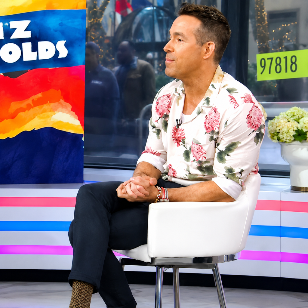 Ryan Reynolds Today Show Floral Shirt california jacket