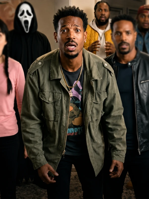 Scary Movie 2026 Shorty Meeks Marlon Wayans Jacket First 1
