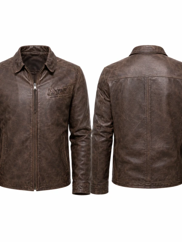 Sheriff Country Matt Lauria Nathan Boone Leatther Jacket FB