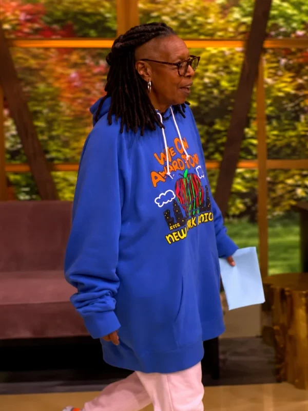 The View Whoopi Goldberg Blue Hoodie
