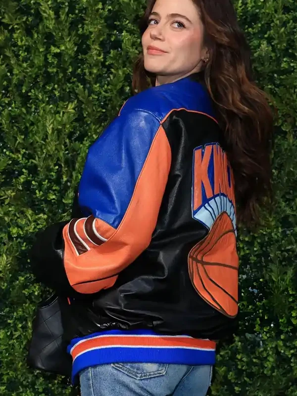 Tribeca Festival 2026 Molly Gordon New York Knicks Jacket Back