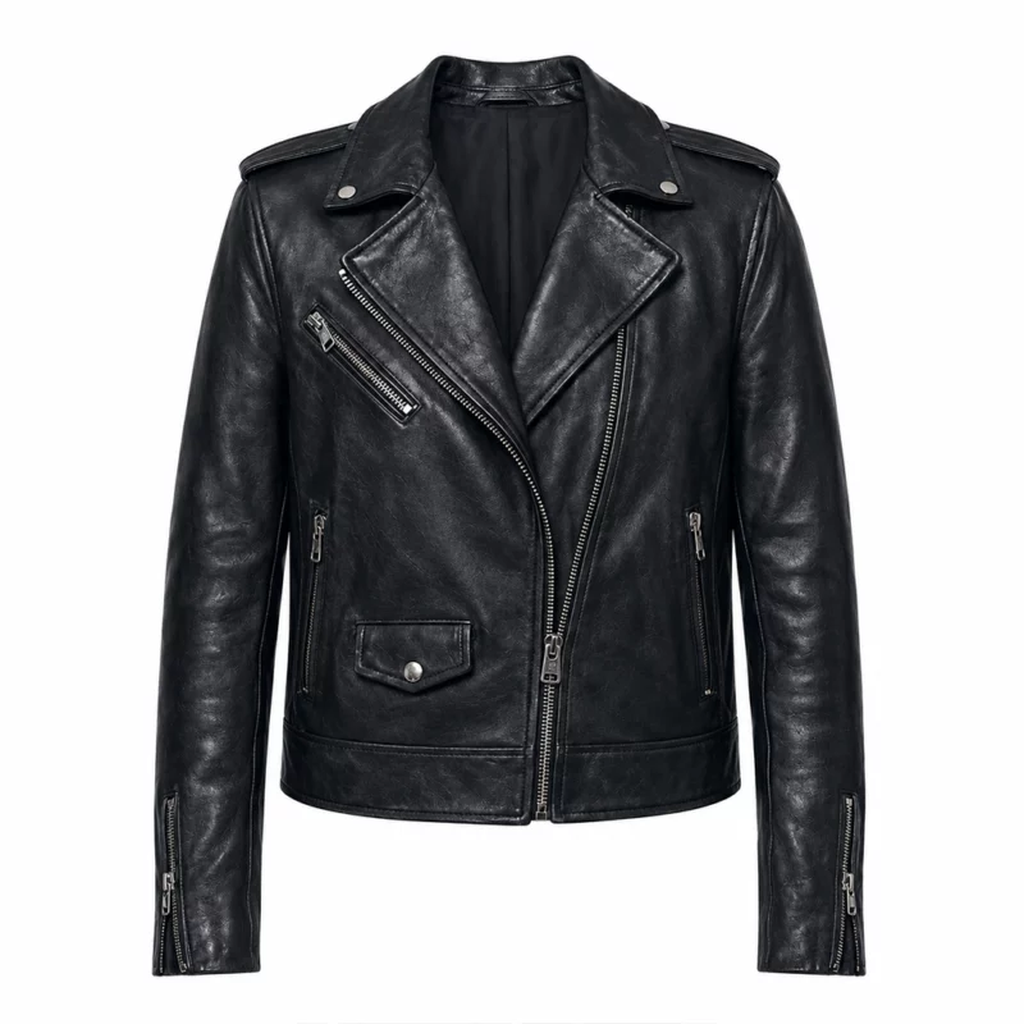 Trying S05 Brooke Leather Jacket