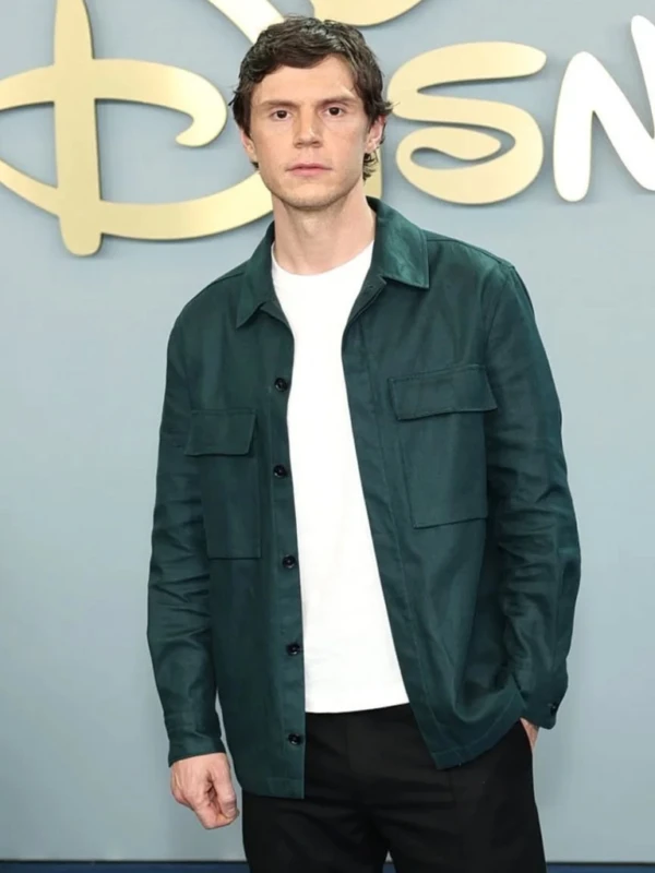 Upfront Event NY Evan Peters Jacket