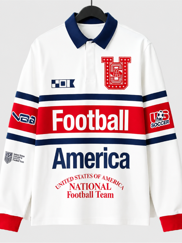 Virgil Abloh Archive Team USA Polo Shirt White