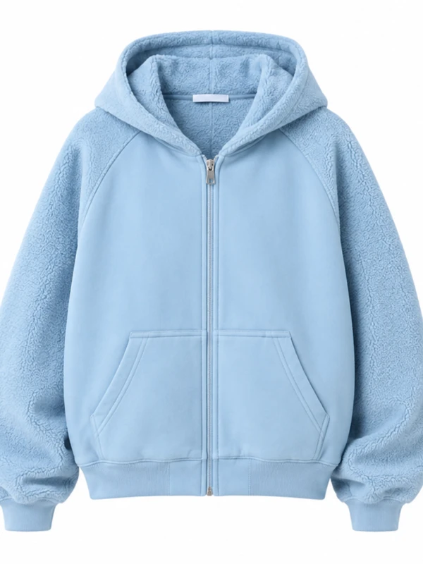 West Hollywood Sherpa Justin Bieber Blue Jacket F